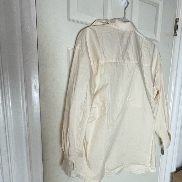 NEW 3pcs set beige womens shirt top shorts button down M;L casual - Picture 6 of 16